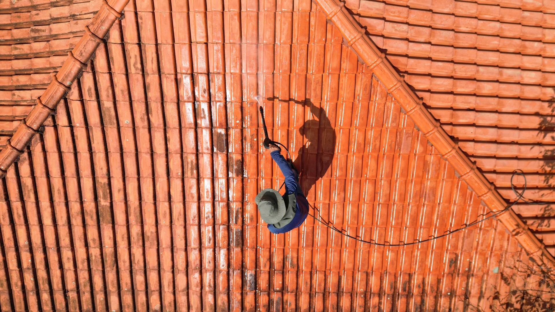 Cleaning the Roof